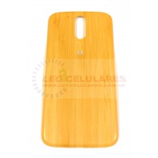 TAMPA TRASEIRA BAMBU MOTO G4 PLUS XT1640 ORIGINAL